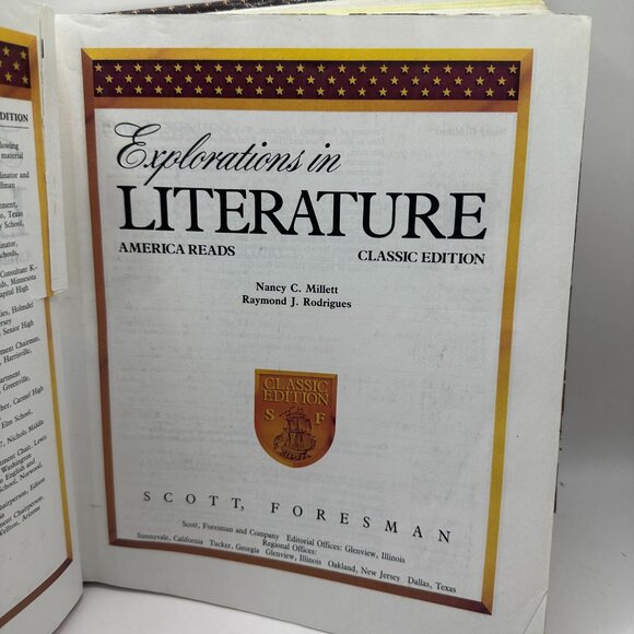 Explorations in Literature (America Reads) Hardcover Textbook Classic Edition - Picture 4 of 6